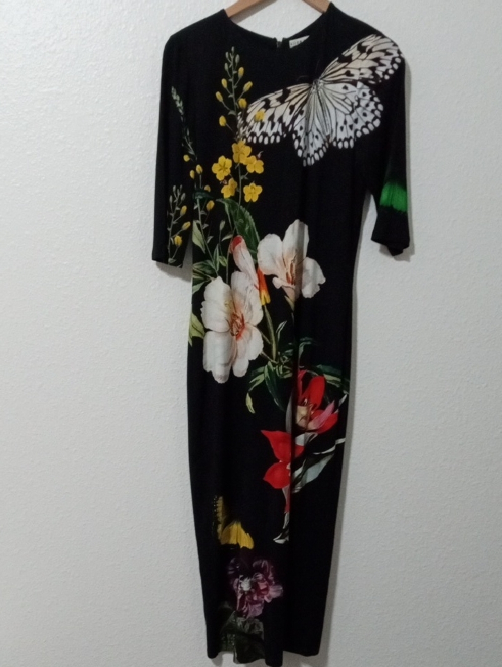 Alice And Olivia Dress/Delora butterfly flower - Picture 2 of 12